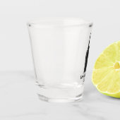 Wat de Fu*k over grappige Walkie Talkie icoon Shot Glas (Links)