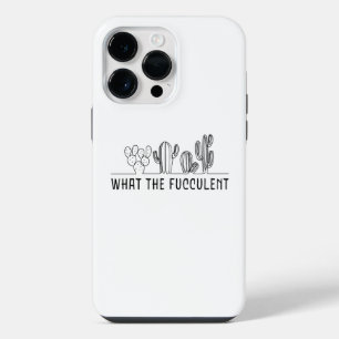Wat De Fucculente Cactus Succulent Lijn Kunst Meme iPhone 14 Pro Max Hoesje