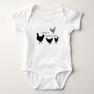 Wat de Fuster Klok Grappige Kippenbaby Body Romper