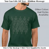 Wat de Heck Verborgen Bericht 142GG Modern Trendy T-shirt