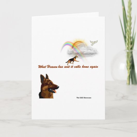 WAT DE HEMEL HEEFT GEZONDEN, ROEPT HIJ WEER NAAR H KAART (Voorkant)