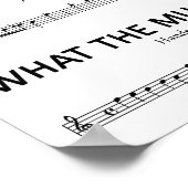 Wat de High School Band ziet Poster (Hoek)