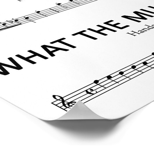 Wat de High School Band ziet Poster (Hoek)