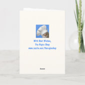 "Wat de hooi?" Horse Birthday Kaart (Achterkant)