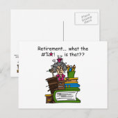 Wat de Humor van de Pensionering is Briefkaart (Voorkant / Achterkant)