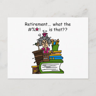 Wat de Humor van de Pensionering is Briefkaart