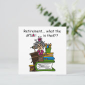 Wat de Humor van de Pensionering is Kaart (Staand voorkant)