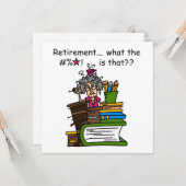 Wat de Humor van de Pensionering is Kaart (Voorkant / Achterkant in situ)