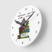 Wat de Humor van de Pensionering is Ronde Klok (Hoek)