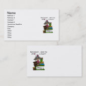 Wat de Humor van de Pensionering is Visitekaartje (Voorkant / Achterkant)