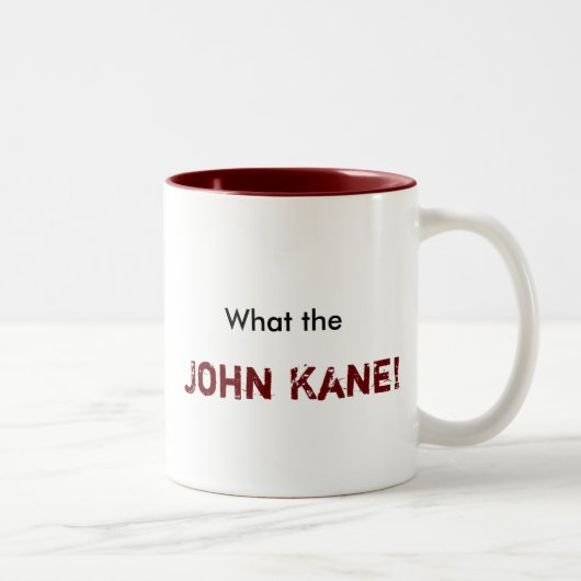 Wat de, John Kane! Tweekleurige Koffiemok (Rechts)