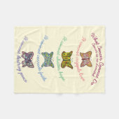 Wat de Kanker niet kan de Aangepaste Blanket van d Fleece Deken (Voorkant (Horizontaal))