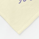 Wat de Kanker niet kan de Aangepaste Blanket van d Fleece Deken (Hoek)