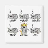 Wat de kat grappig vindt magneet (Voorkant)