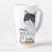 Wat De Kat! Latte Mok (Rechterhoek)
