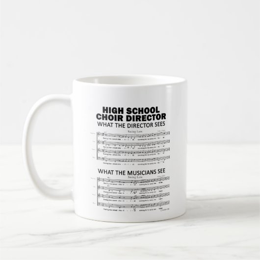 Wat de keuze van de middelbare school ziet koffiemok (Links)