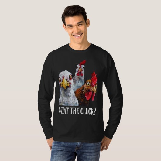 Wat de kip 126 t-shirt (Voorkant volledig)