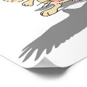 Wat de...? Konijn Cartoon Poster (Hoek)
