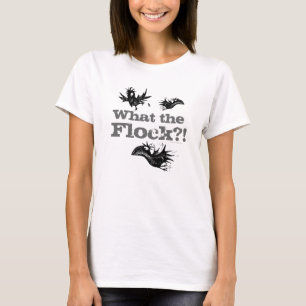 Wat de kudde? Funny Crow T-shirt