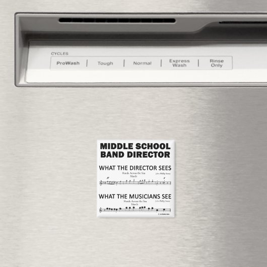 Wat de middelste school ziet magneet (Insitu (Vaatwasser))