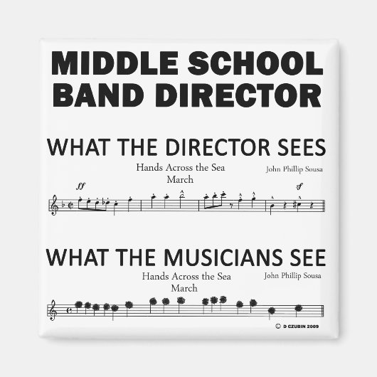 Wat de middelste school ziet magneet (Voorkant)