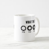 Wat de Mok van de F Photography Funny Coffee (Voorkant rechts)