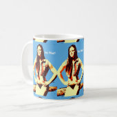 wat de mok van koffie is (Voorkant links)