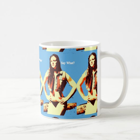 wat de mok van koffie is (Rechts)