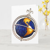 Wat? De Namaakbijouterie AddText van het wereldbol Kaart (Gele Bloem)