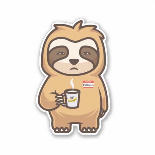 Wat de Pat-Sticker Sticker (Voorkant)