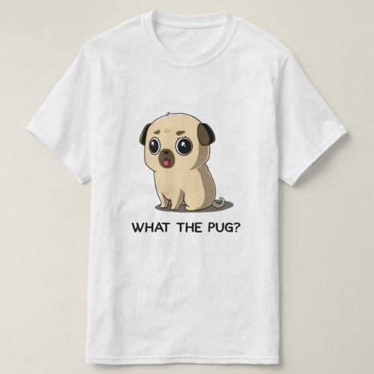 Wat de Pug T-shirt (Design voorkant)