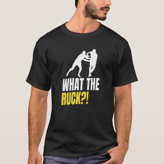 Wat de Ruck Pun voor een rugby fan T-shirt (Voorkant)