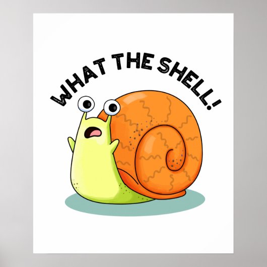 Wat de schamele slak in de Shell Poster (Voorkant)