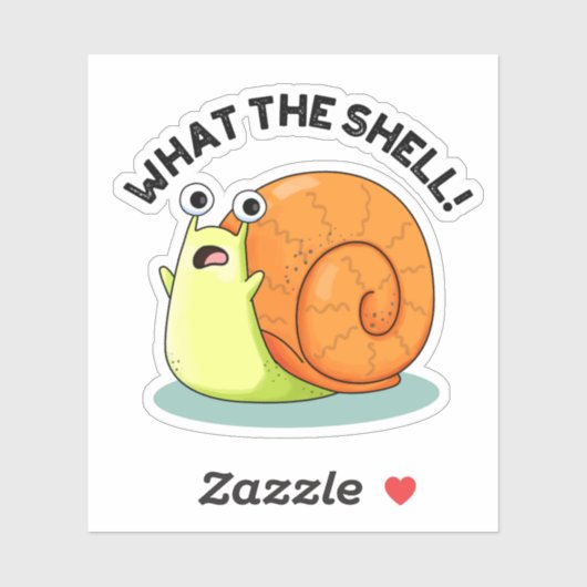 Wat de schamele slak in de Shell Sticker (Vel)