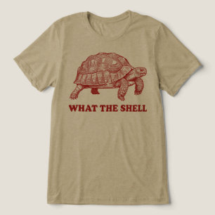 Wat De Schelp Grappige Schildpad Pun Tri-Blend Shirt