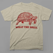 Wat De Schelp Grappige Schildpad Pun Tri-Blend Shirt