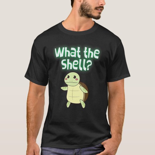 Wat de Shell Funny Turtle voor Vrouwen Mannen Kind T-shirt (Voorkant)