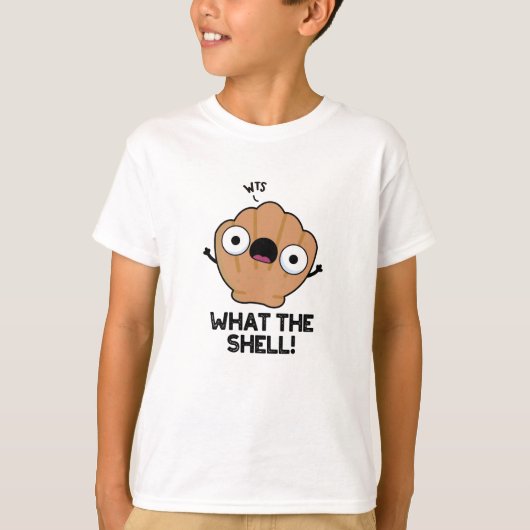 Wat de Shell Funny Zee Shell Pun T-shirt (Voorkant)