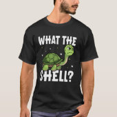Wat de Shell grappige Schildpad Wat de Shell T-shirt (Voorkant)