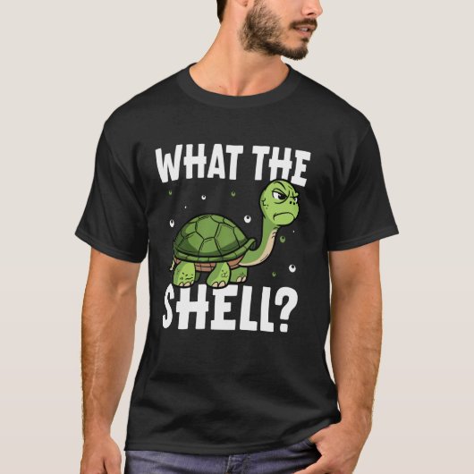 Wat de Shell grappige Schildpad Wat de Shell T-shirt (Voorkant)