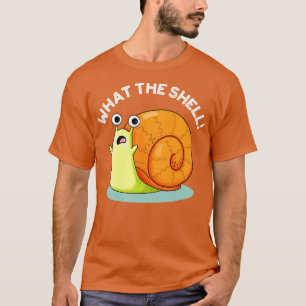 Wat de Shell Schattigee slakkenwoordspeling T-shirt