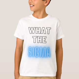 Wat de sigma gen alpha shirt blauw