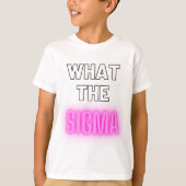 Wat de sigma gen alpha shirt roze (Voorkant)