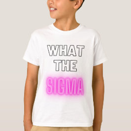 Wat de sigma gen alpha shirt roze
