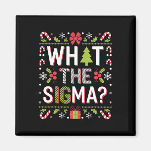 Wat de Sigma Grappige Kerstman Gen Alpha X-mas Magneet