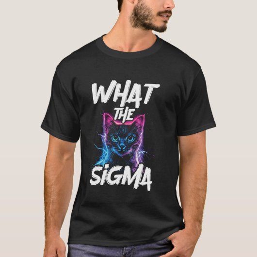 Wat De Sigma Kat T-shirt (Voorkant)