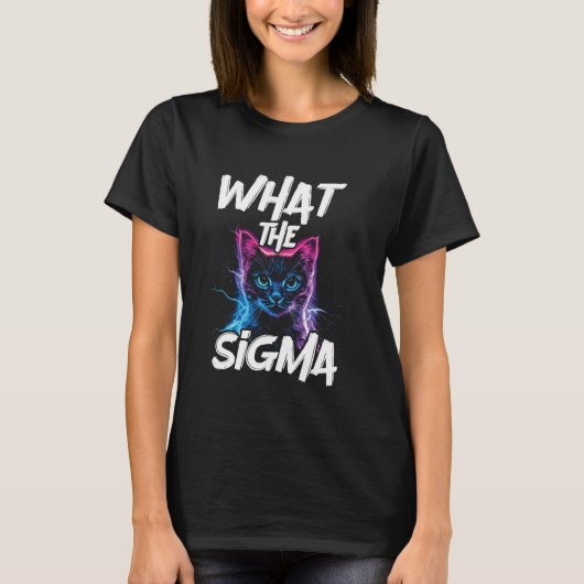Wat De Sigma Kat T-shirt (Voorkant)