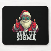 Wat de Sigma Santa Grappige Kerstmeme Xmas Riz Muismat (Voorkant)
