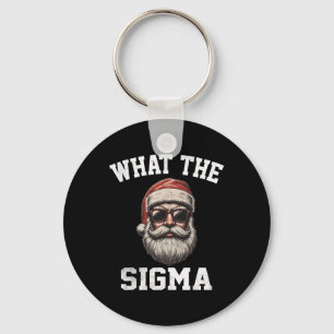 Wat de Sigma Santa Grappige Kerstmeme Xmas Riz Sleutelhanger