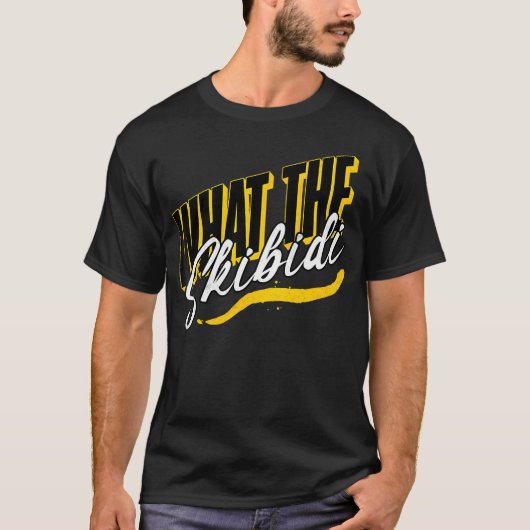 Wat de Skibidi Funny Viral Gen Alpha Slang T-shirt (Voorkant)